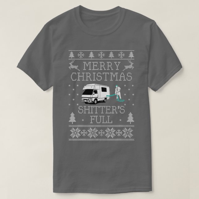 Camiseta La navidad de la Feliz Feliz Navidad de Shitter (Diseño del anverso)