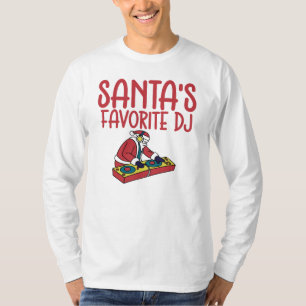 Camiseta La Navidad del DJ favorito de Santa