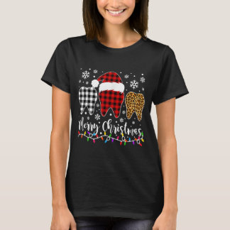 Camiseta La Navidad Feliz de los Tooths Rojos