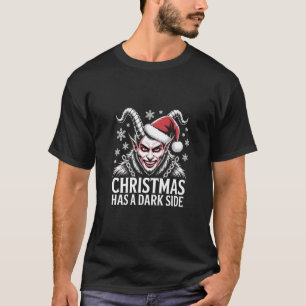 Camiseta La Navidad tiene un lado oscuro Navidad Krampus