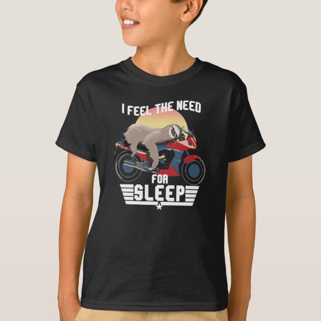 Camiseta La Necesidad De Dormir | Graciosa Sloth (Anverso)