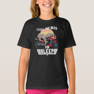 Camiseta La Necesidad De Dormir   Graciosa Sloth