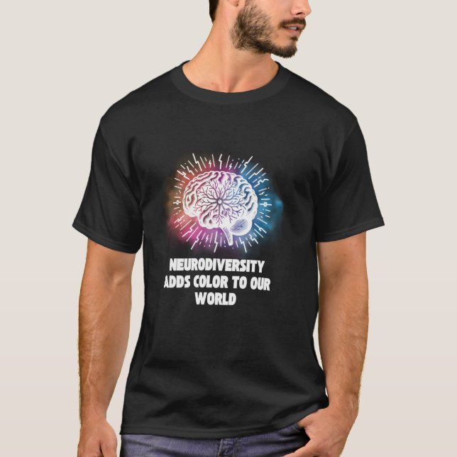 Camiseta La neurodiversidad añade color a nuestro mundo (Anverso)