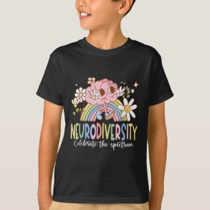 Camiseta La neurodiversidad celebra el autismo cerebral del