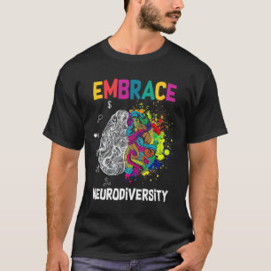 Camiseta La neurodiversidad celebra el autismo cerebral del