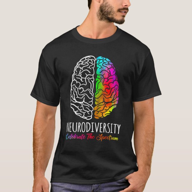 Camiseta La neurodiversidad celebra el autismo cerebral del (Anverso)