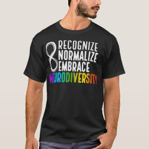Camiseta La neurodiversidad es bella, neurodivergente y org