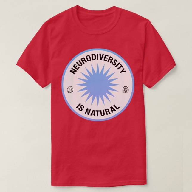 Camiseta La neurodiversidad es conciencia neurodiversa natu (Diseño del anverso)