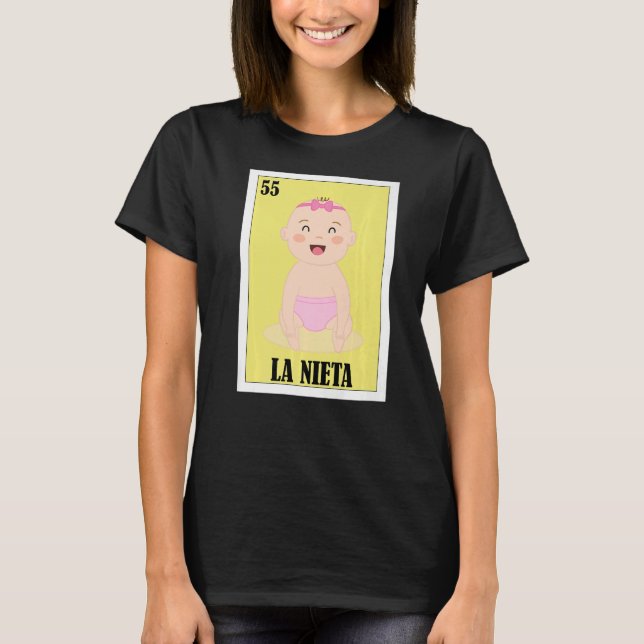 Camiseta La Nieta, mexicana para las duchas infantiles (Anverso)