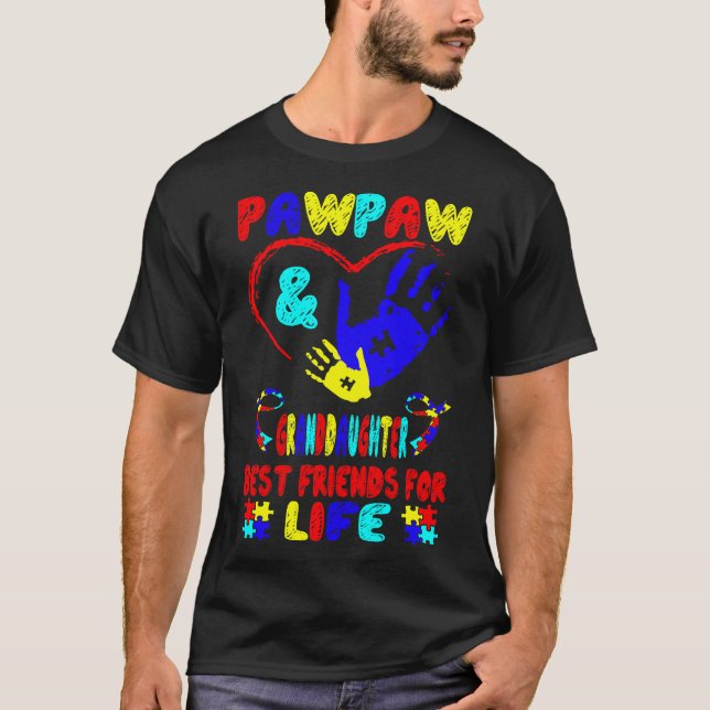 Camiseta La Nieta Pawpaw Mejor Amigos De Por Vida (Anverso)