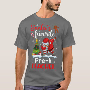 Camiseta La nieve de Santa Dabbing presenta a los amigos fa