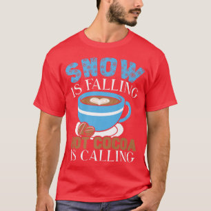 Camiseta La Nieve Se Está Cayendo El Cacao Caliente Llama V