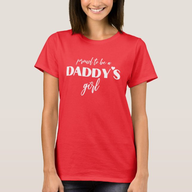 Camiseta La niña de papá (Anverso)