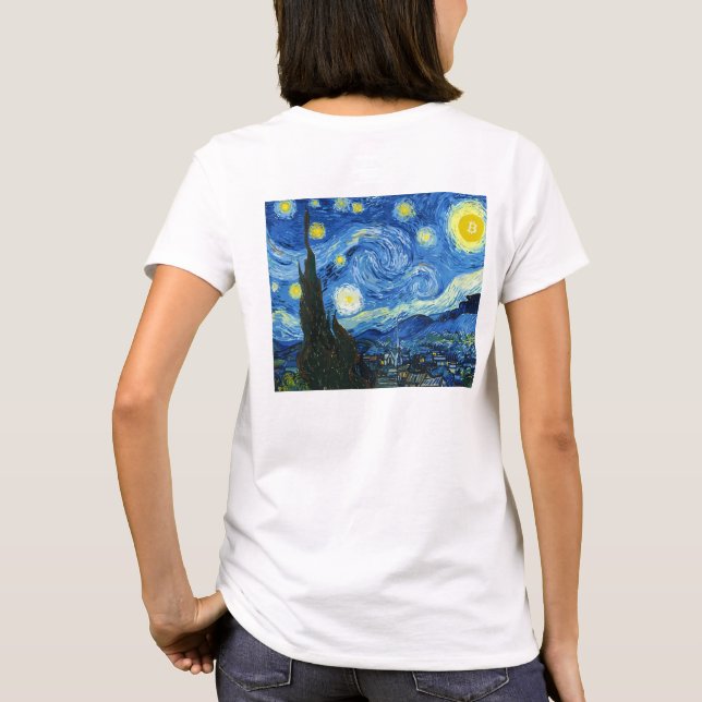 Camiseta La noche Bitcoiny (Reverso)
