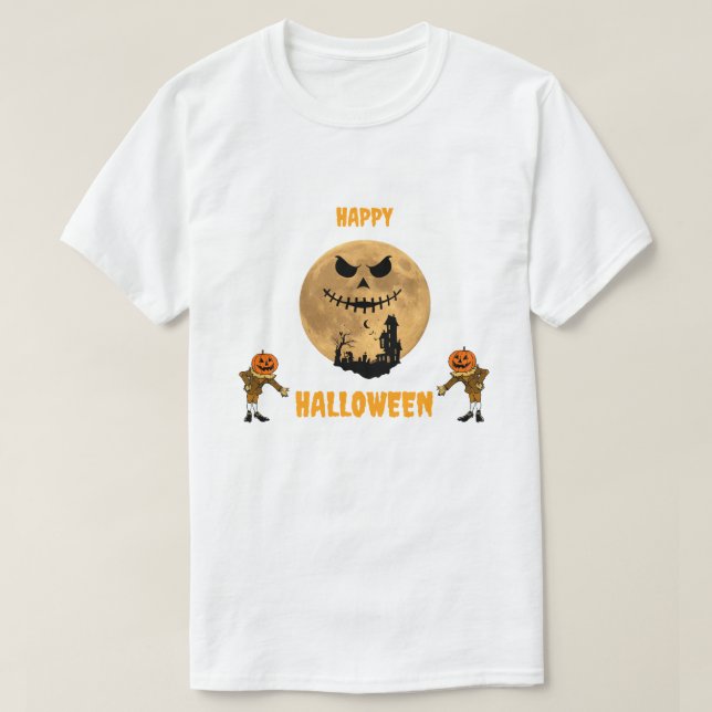 Camiseta La noche de Halloween está llena de encanto. (Diseño del anverso)