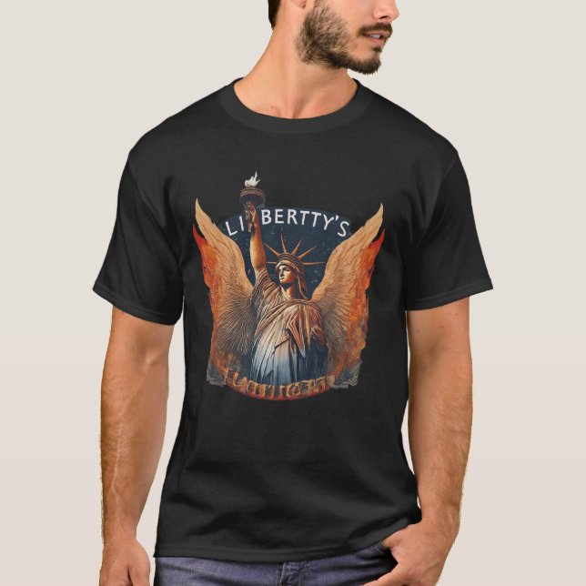 Camiseta La noche de las luces de la llama de la libertad (Anverso)