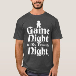 Camiseta La noche del juego es mi lema favorito para divert