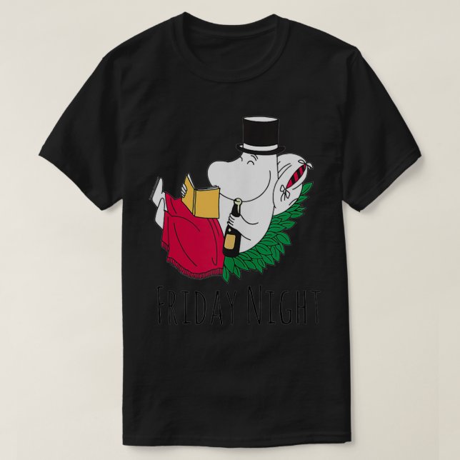 Camiseta La Noche del Viernes en la Luna (Diseño del anverso)