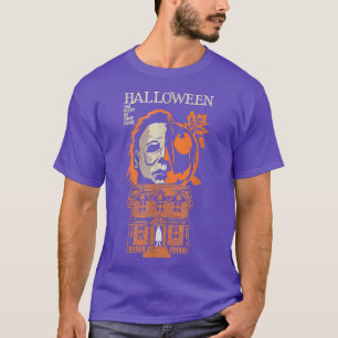 Camiseta La Noche En La Que Vino A Casa Lazy Halloween Diss