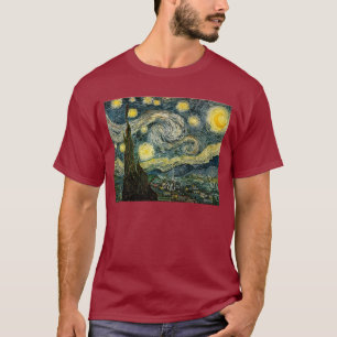 Camiseta La noche estrellada de Vincent van Gogh (1889)