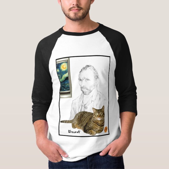 Camiseta La "noche estrellada" evoca el alcohol (Anverso)