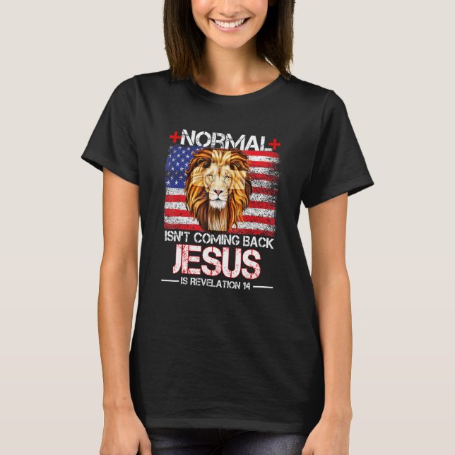 Camiseta La normalidad no es volver Jesús es la revelación  (Anverso)