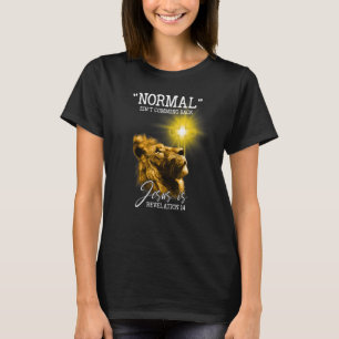 Camiseta La normalidad no es volver Jesús es la revelación