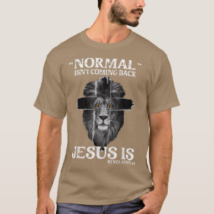 Camiseta La normalidad no es volver Jesús es revelación 14