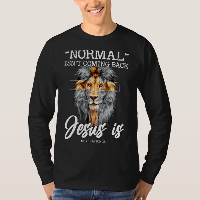 Camiseta La normalidad no está regresando 1 (Anverso)