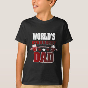 Camiseta La Novedad de papá más fuerte del mundo en los 39,