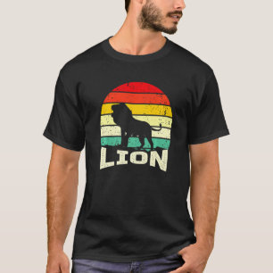 Camiseta La Novedad de Tees gráficos King Lion y el diseño 