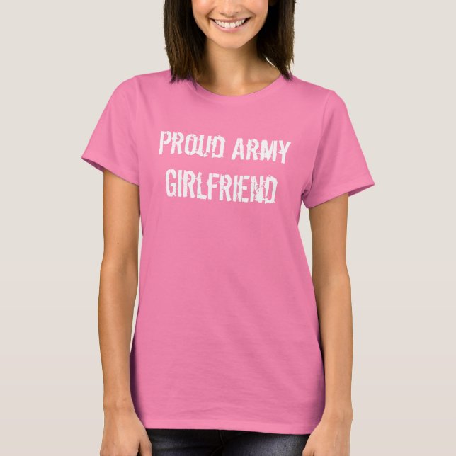 Camiseta ¡La novia del ejército bebe! (Anverso)