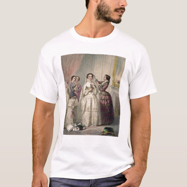 Camiseta La novia, grabada por J. Battannier, 1852-53 (Anverso)