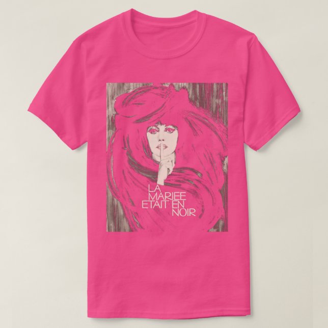Camiseta La novia lucía negra (Diseño del anverso)