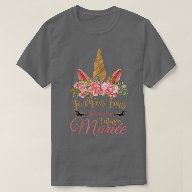 Camiseta La novia personalizada del EVJF para ser novia (Diseño del anverso)