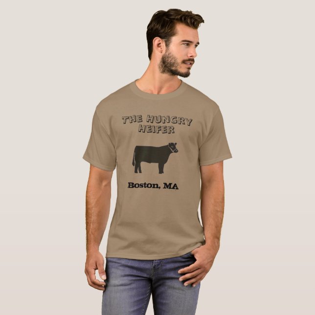 Camiseta La novilla hambrienta (Anverso completo)