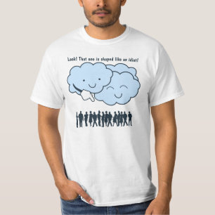 Camiseta La nube imita el dibujo animado divertido de las
