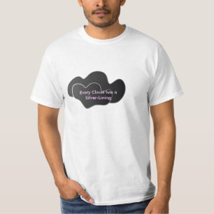 Camiseta La nube negra, cada nube tiene un lado positivo