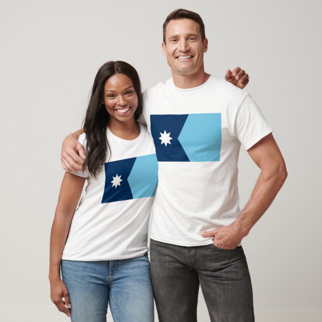 Camiseta La nueva bandera del estado de Minnesota (rediseño (Unisexo)