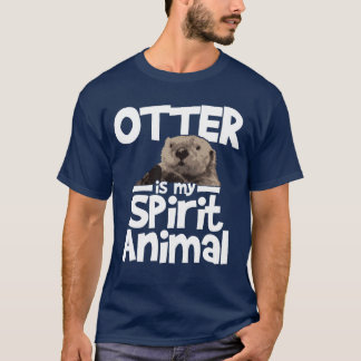 Camiseta La nutria es mi animal espiritual familia