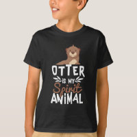 La nutria linda es mi estampado de animales del