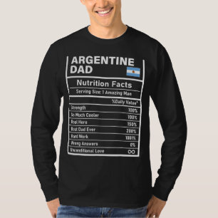 Camiseta La nutrición de los hombres argentinos