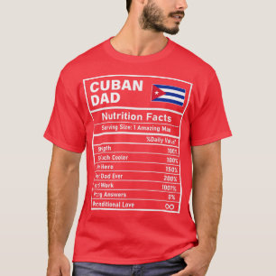 Camiseta La nutrición de los hombres cubanos en la nación d
