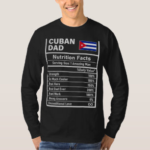 Camiseta La nutrición de los hombres cubanos en la nación d