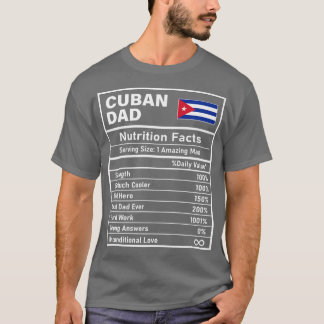 Camiseta La nutrición de los hombres cubanos en la nación d