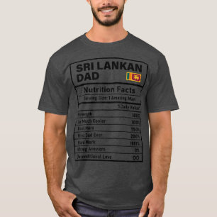 Camiseta La nutrición de los hombres de Sri Lanka: Día del