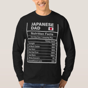 Camiseta La nutrición de los hombres japoneses afecta al Dí