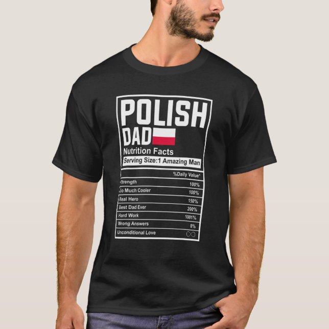 Camiseta La nutrición de los hombres polacos en la nación d (Anverso)