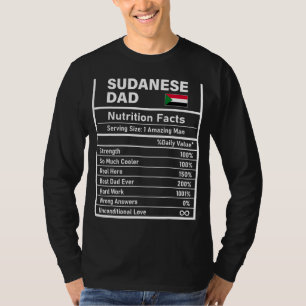 Camiseta La nutrición de los hombres sudaneses afecta al Dí