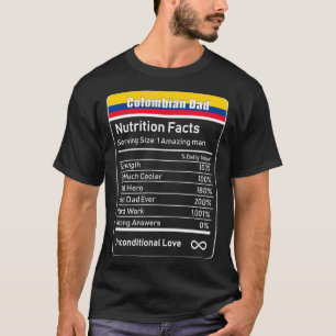 Camiseta La nutrición de los papas colombianos es un regal